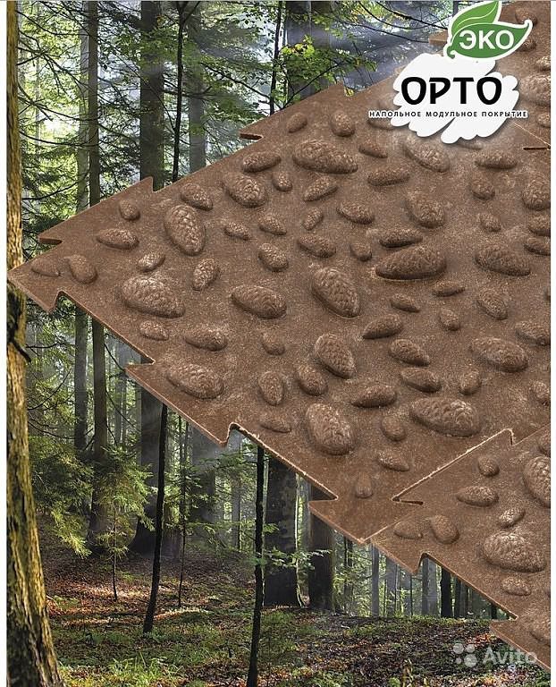 Ортопедический массажный коврик Эко-шишки ОРТО купить в OrtoMir24